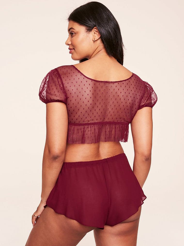 Пижамный комплект Lindy Crop, с топом на бретелях — Victoria's Secret — фото 2