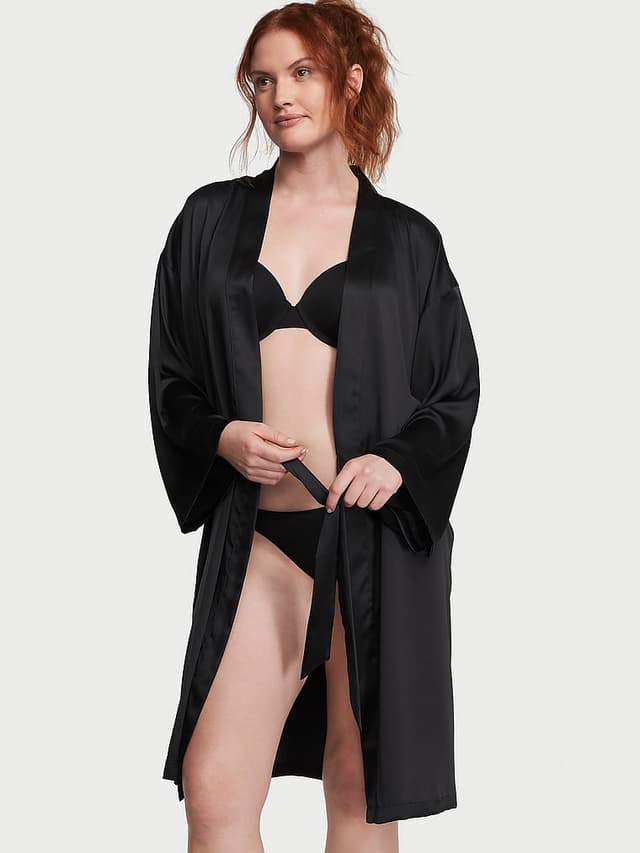 Халат Signature, атлас — Victoria's Secret