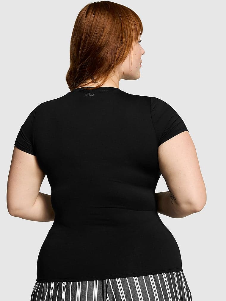 Женские футболки PINK Base Stretch™ Short-Sleeve Tee — фото 2