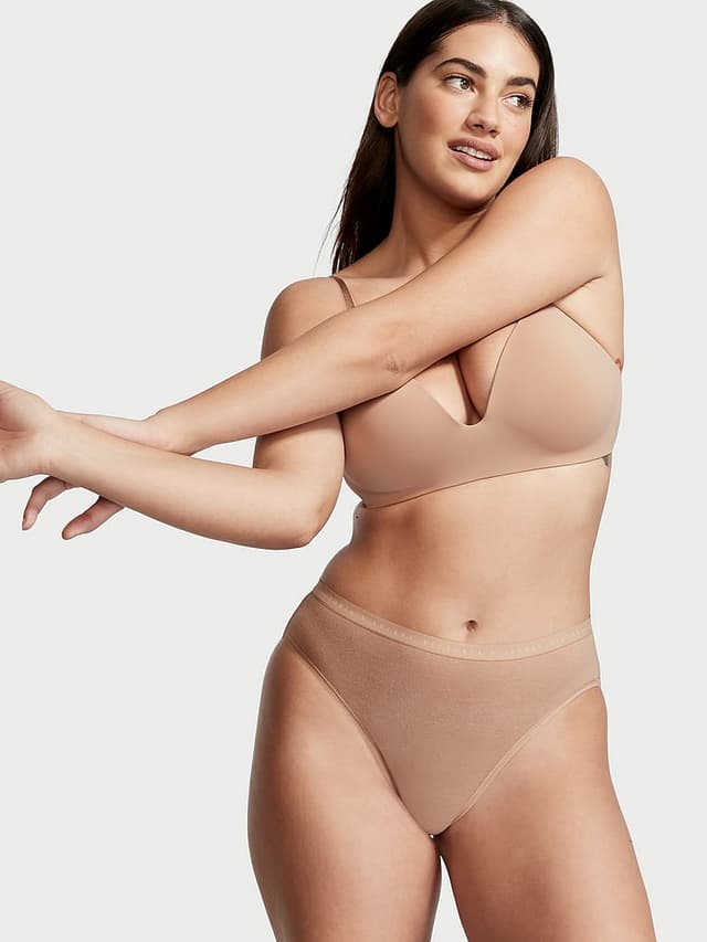 Трусы-брифы, высокая линия бедра, хлопок-стрейч — Victoria's Secret