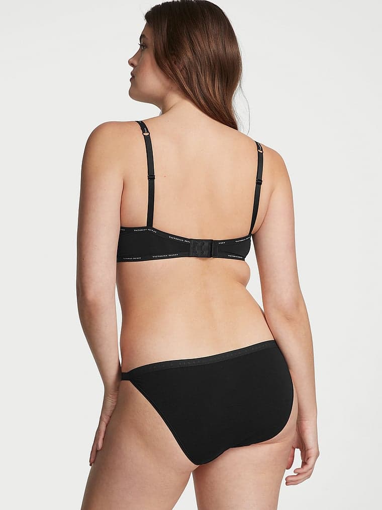 Трусы-бикини, на завязках, хлопок-стрейч — Victoria's Secret — фото 2
