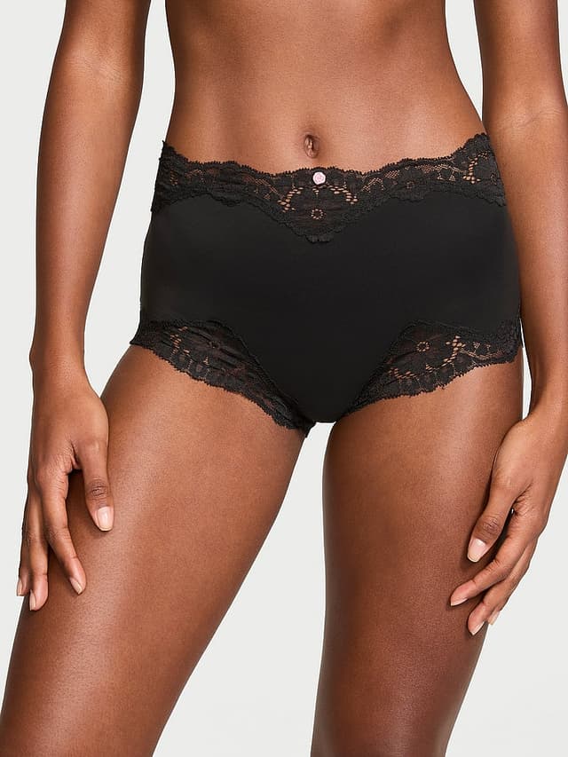 Трусы-шортики, кружевная отделка — Victoria's Secret