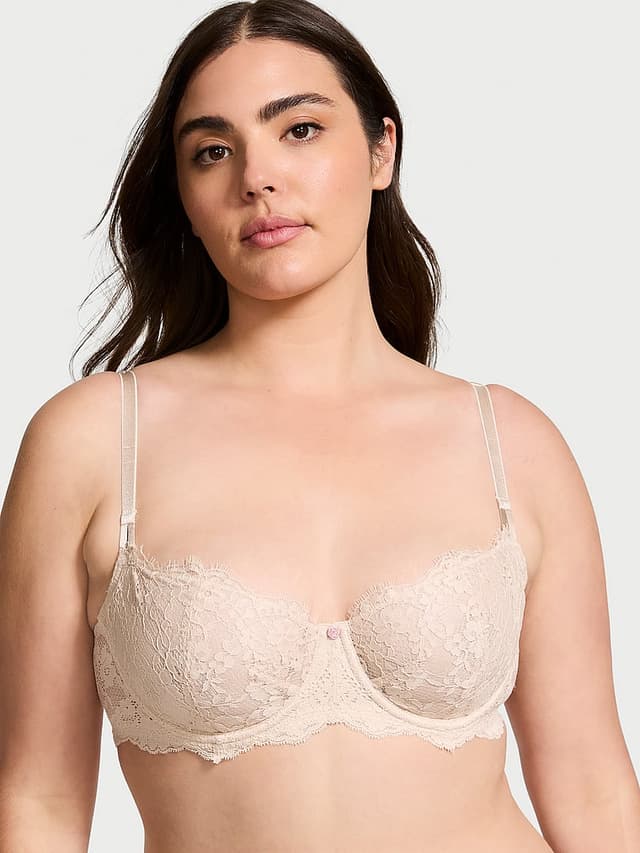 Бра-балконет Wicked, мягкая чашка, кружево — Victoria's Secret