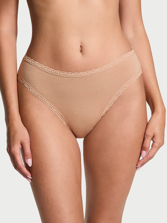 Трусы-бикини, хлопок, кружево — Victoria's Secret