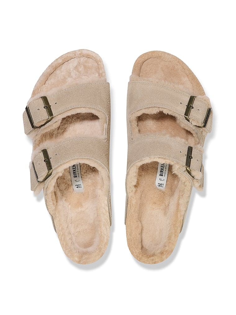 Женские сандалии Victoria's Secret Arizona Shearling Suede Sandals — фото 2