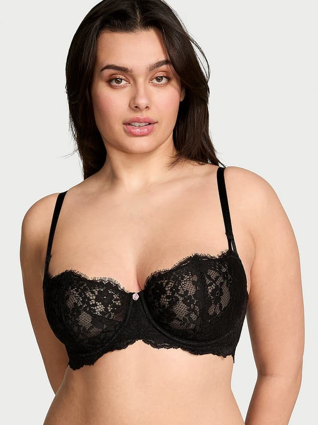 Бра-балконет Wicked, мягкая чашка, кружево — Victoria's Secret