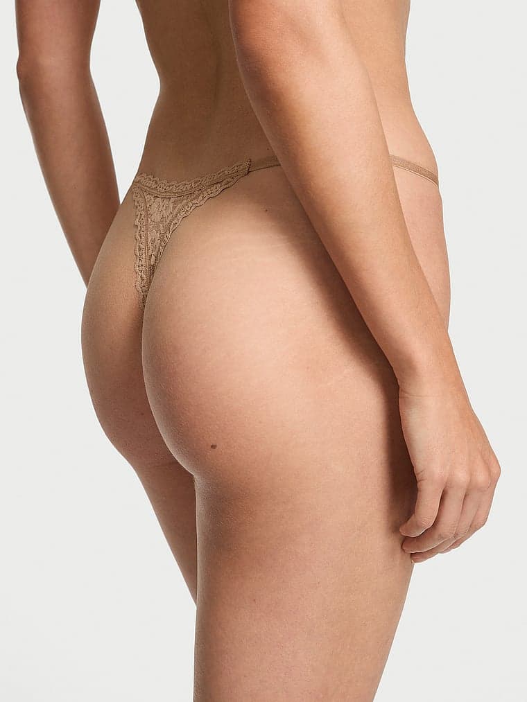 Трусы-стринги, на завязках, кружево — Victoria's Secret — фото 2