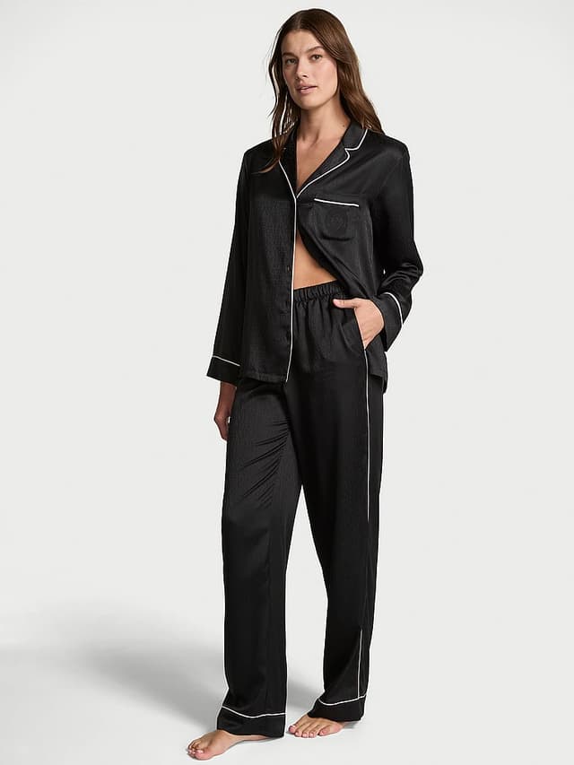 Пижамный комплект Signature, атлас — Victoria's Secret