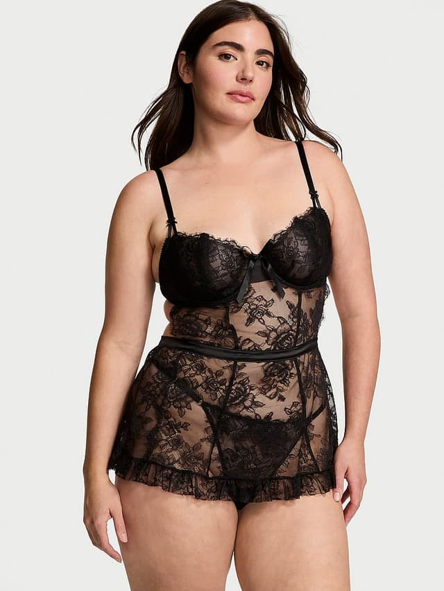 Комплект белья Wicked Apron, мягкая чашка, кружево — Victoria's Secret