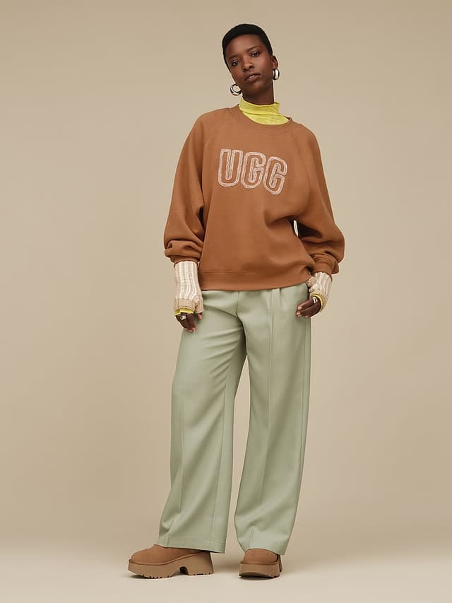 Женский свитшот Victoria's Secret Ugg Logo Crewneck