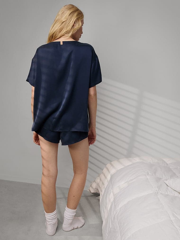 Женские футболки Victoria's Secret Washable Silk Tee Short Set — фото 2
