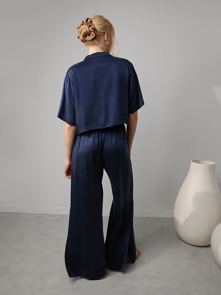 Женские брюки Victoria's Secret Washable Silk High-Rise Pant Set — фото 2