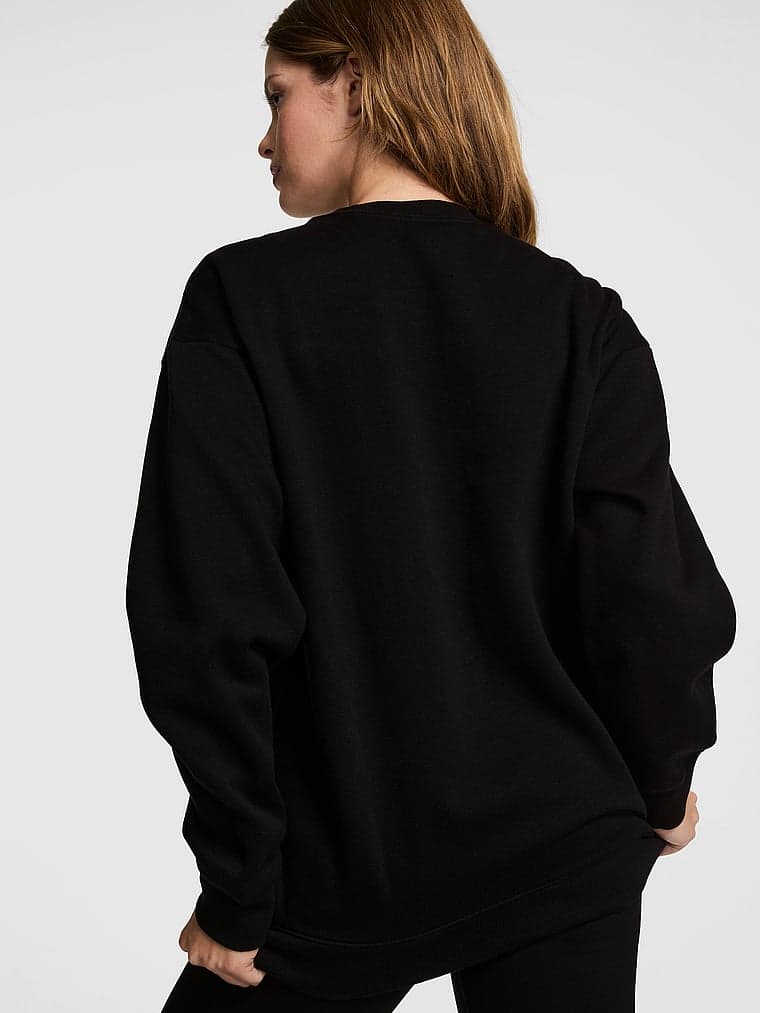 Женские худи PINK Campus Fleece™ Oversized Crew Sweatshirt — фото 2