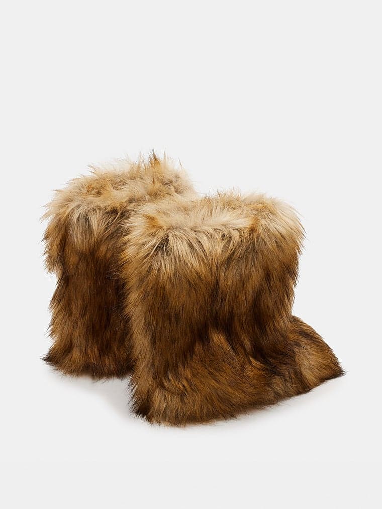 Женские сумки Victoria's Secret Beastie Faux-Fur Bootie — фото 2