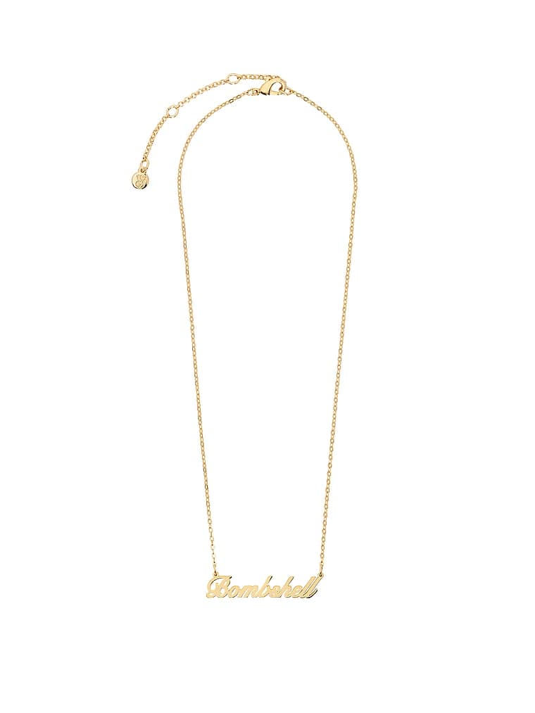 Женские сумки Victoria's Secret VS Bombshell Nameplate Necklace — фото 2