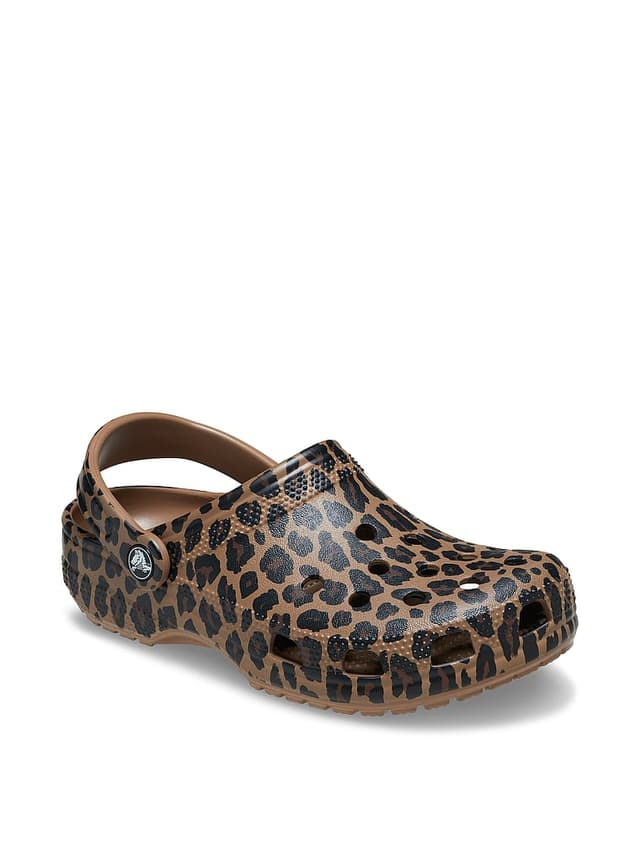 Женские сабо PINK Classic Leopard Clog