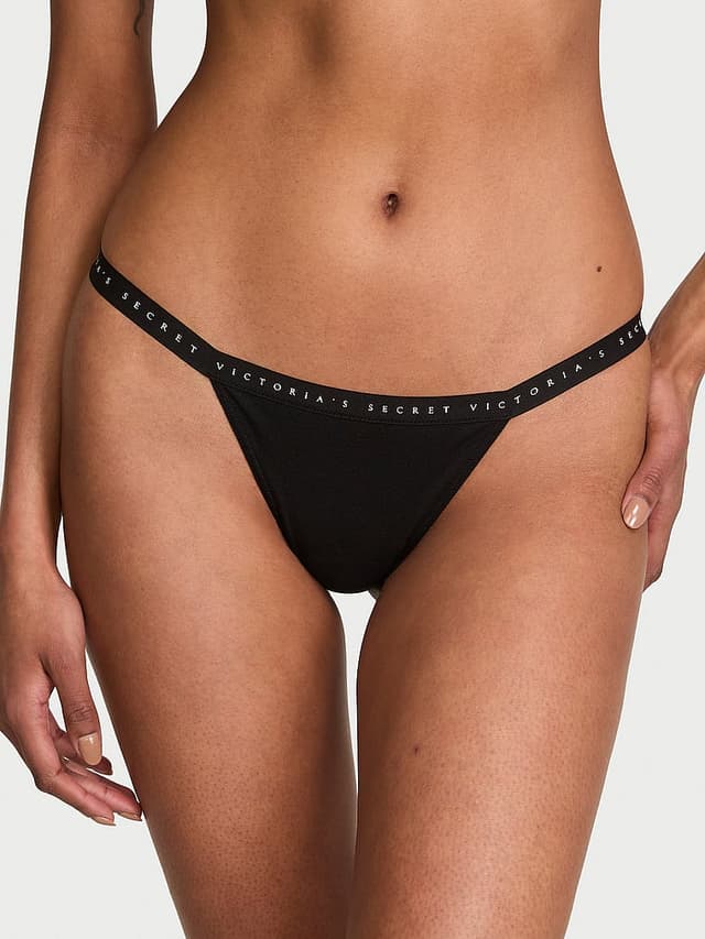 Трусы-стринги-ви, хлопок-стрейч — Victoria's Secret