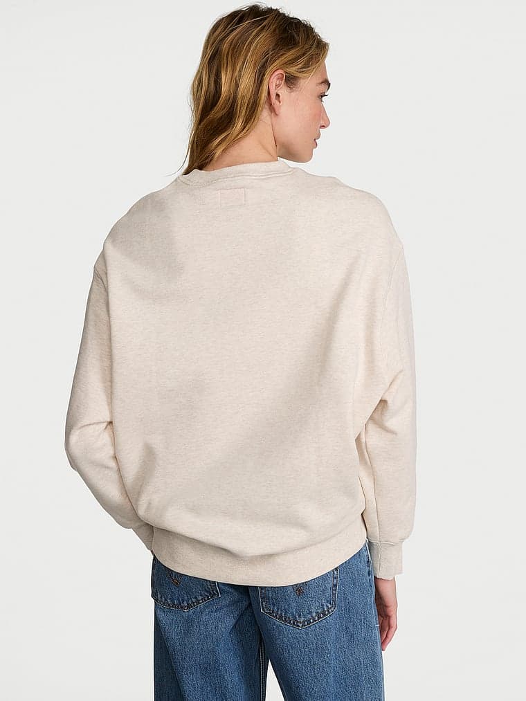 Женский флисовый свитшот Victoria's Secret Iconic Crewneck — фото 2