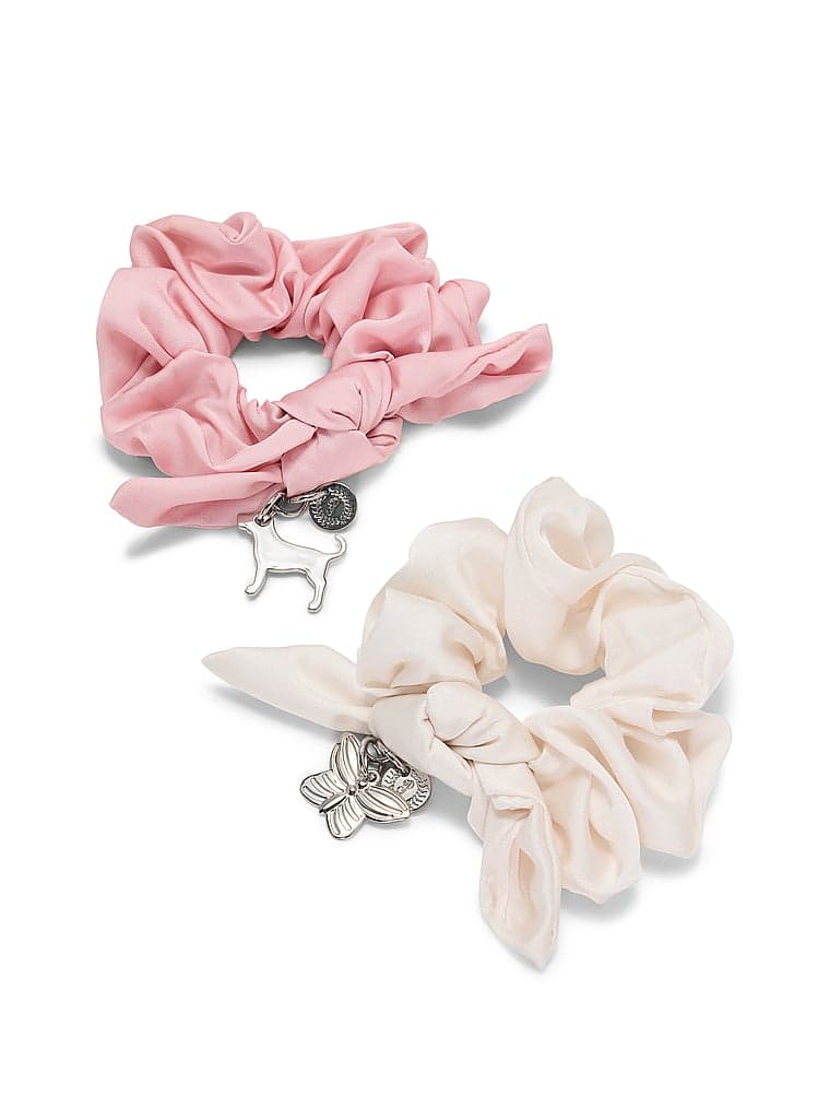 Женские аксессуары для волос PINK 2-Pack Charm Scrunchie Set — фото 2