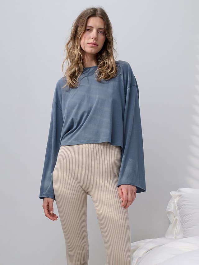 Женские футболки Victoria's Secret Organic Pima Wide-Sleeve Tee