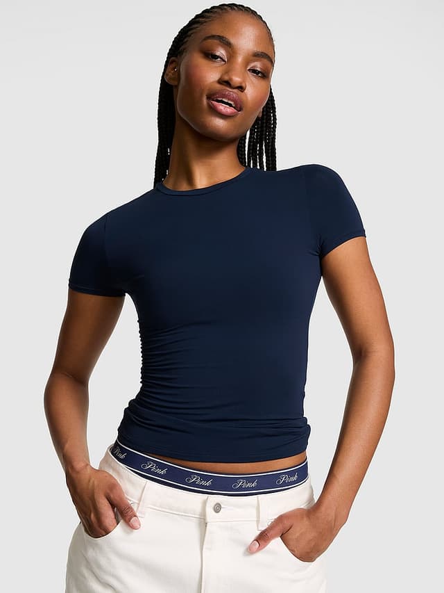 Женские футболки PINK Base Stretch™ Short-Sleeve Tee