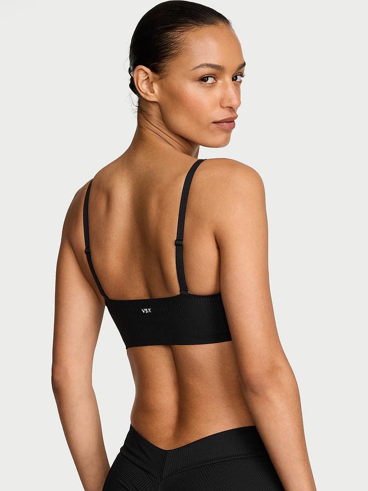 Спортивное бра VSX Elevate™ Ruched, в рубчик — Victoria's Secret — фото 2