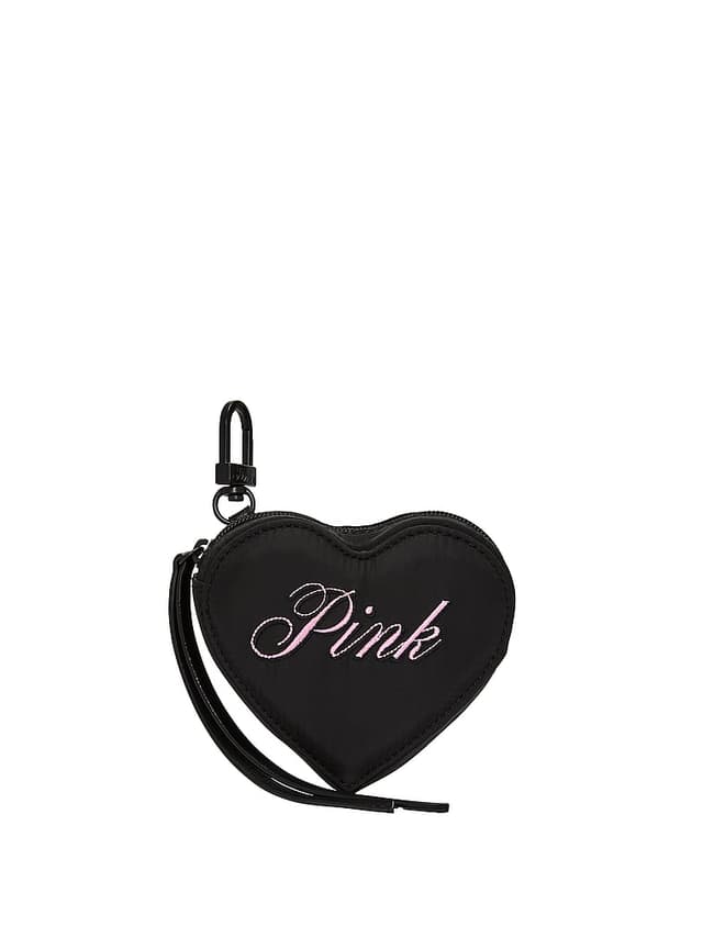 Женские сумки PINK Heart Pouch Keychain Charm