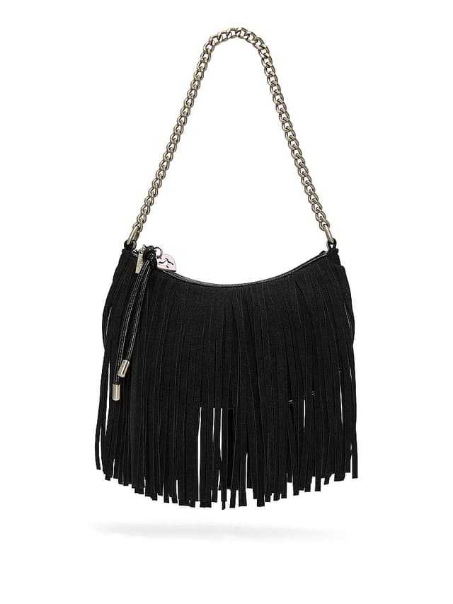 Женские сумки PINK Crescent Fringe Shoulder