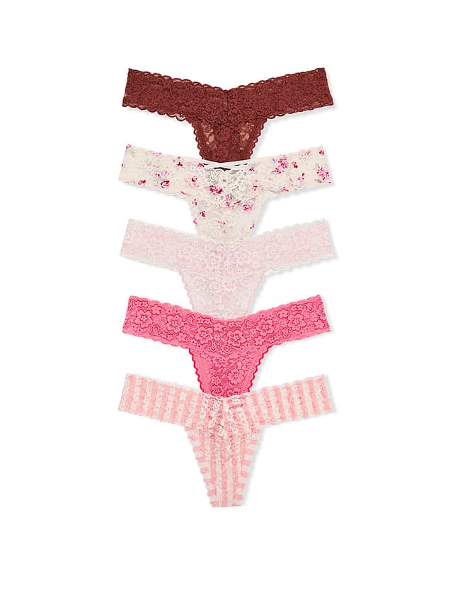 Трусы-стринги Lacie, 5 шт. — Victoria's Secret