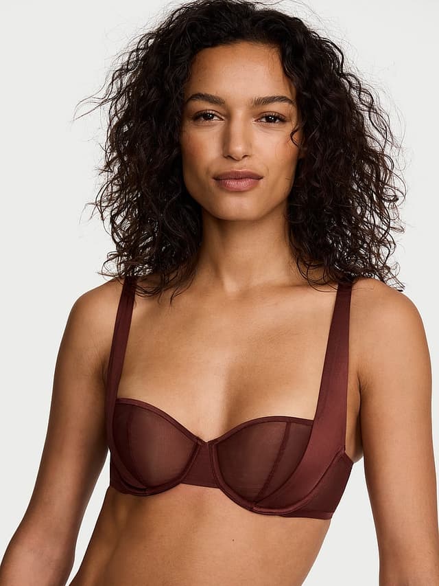 Бра-балконет Reveal, полупрозрачная ткань — Victoria's Secret