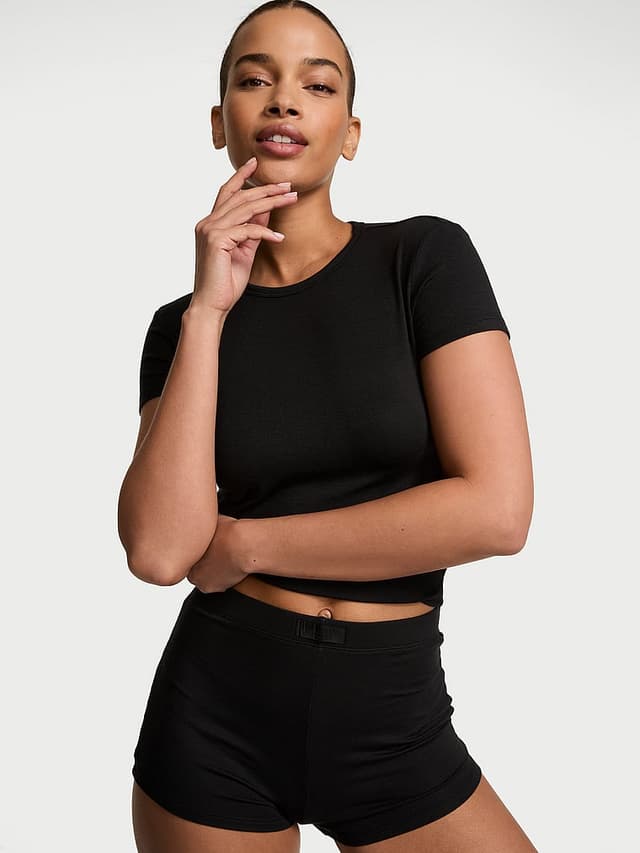 Пижамный комплект SoSoft™, модал, в рубчик — Victoria's Secret