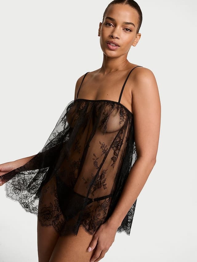 Бэби-долл Rose Straight-Neck, кружево — Victoria's Secret