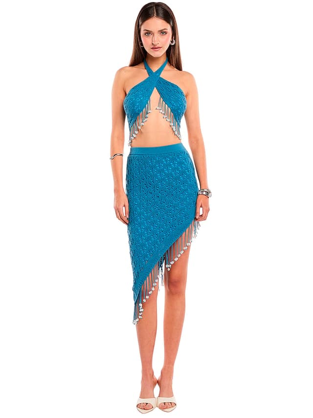 Женские юбки Victoria's Secret Sally Skirt Blue Jade