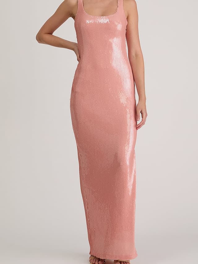 Женские платья Victoria's Secret Crawford Sequin Maxi Dress