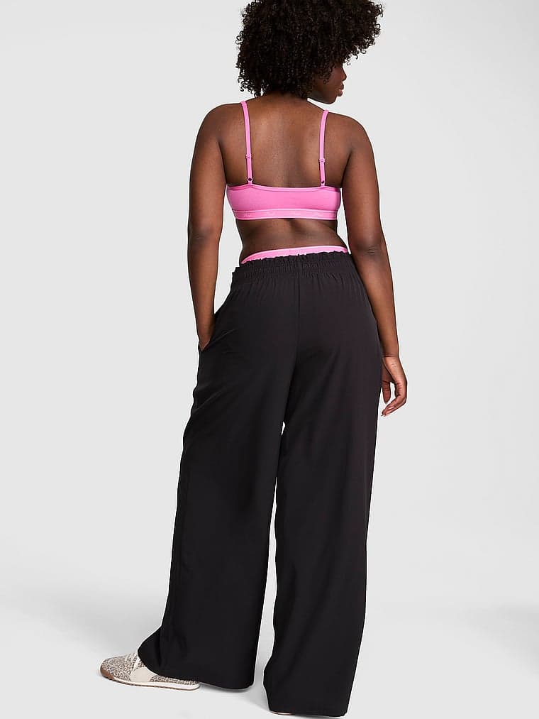 Женские брюки PINK Tech Woven Straight-Leg Pants — фото 2