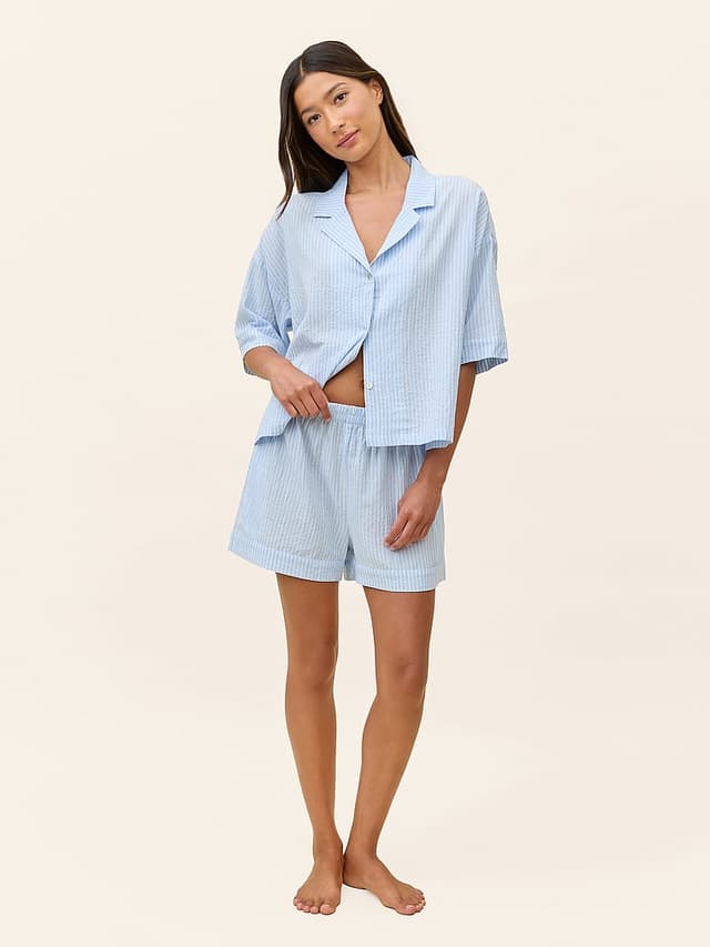 Пижамный комплект Sabrina, боксеры, в полоску — Victoria's Secret