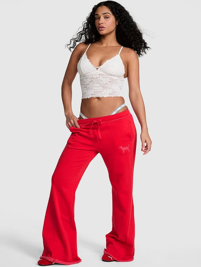 Женские брюки PINK Campus Terry™ Flare Pants