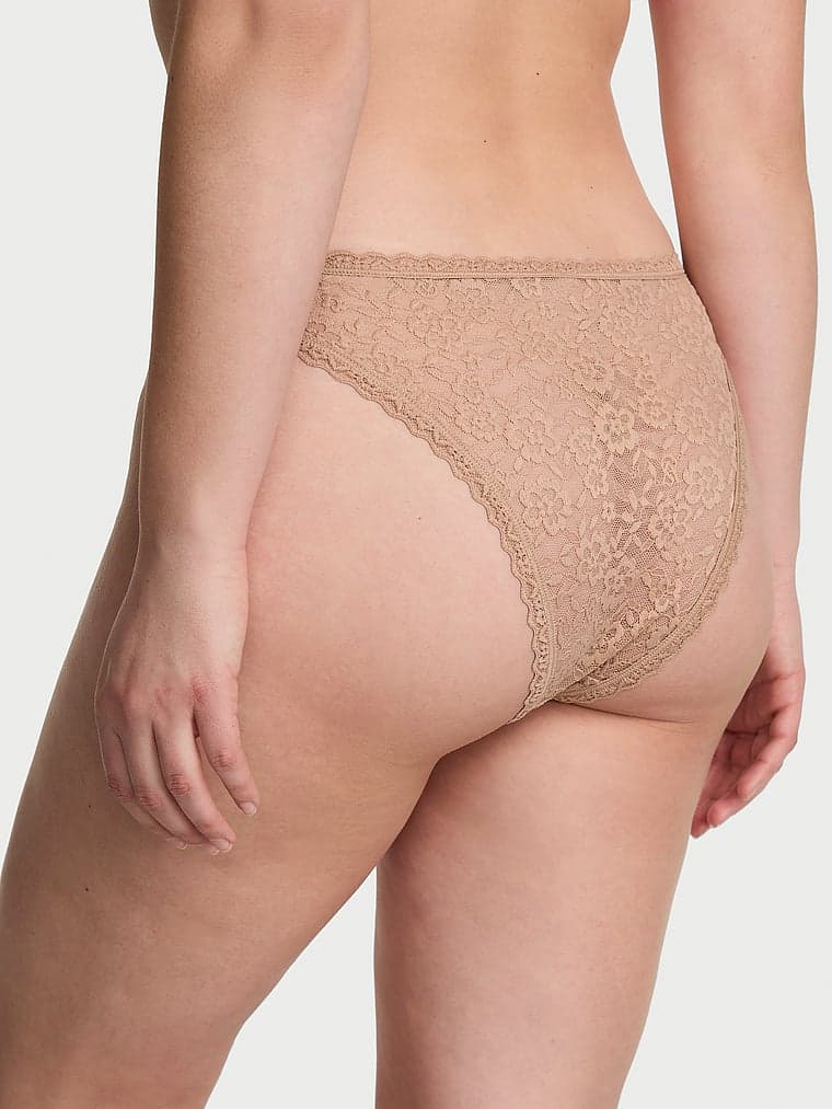 Трусы-брифы Keyhole, высокая линия бедра, кружево — Victoria's Secret — фото 2