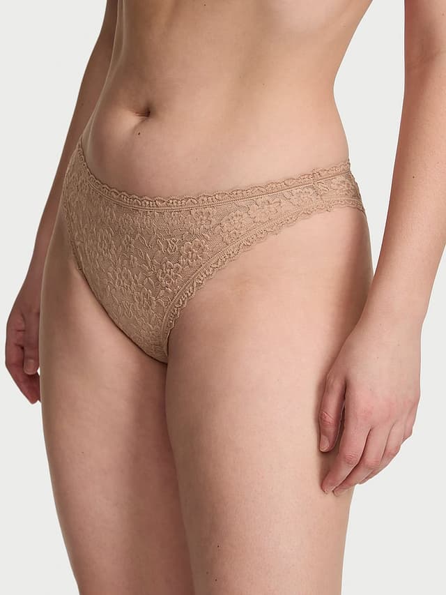 Трусы-брифы Keyhole, высокая линия бедра, кружево — Victoria's Secret