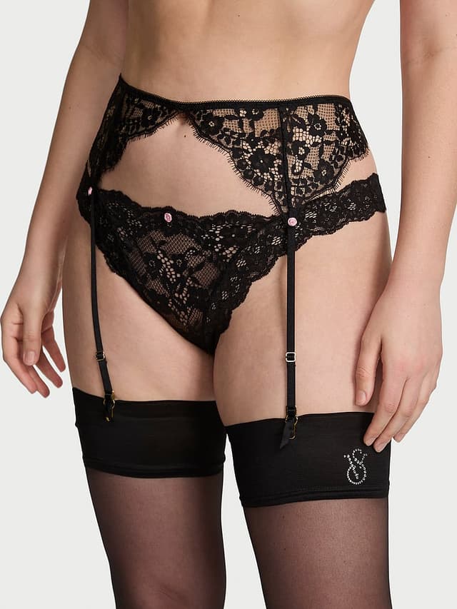 Пояс для чулок Belt, кружево — Victoria's Secret