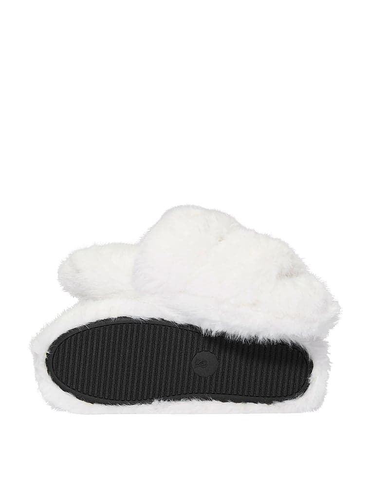 Женские тапочки Victoria's Secret Luxe Plush Double Strap Slippers — фото 2