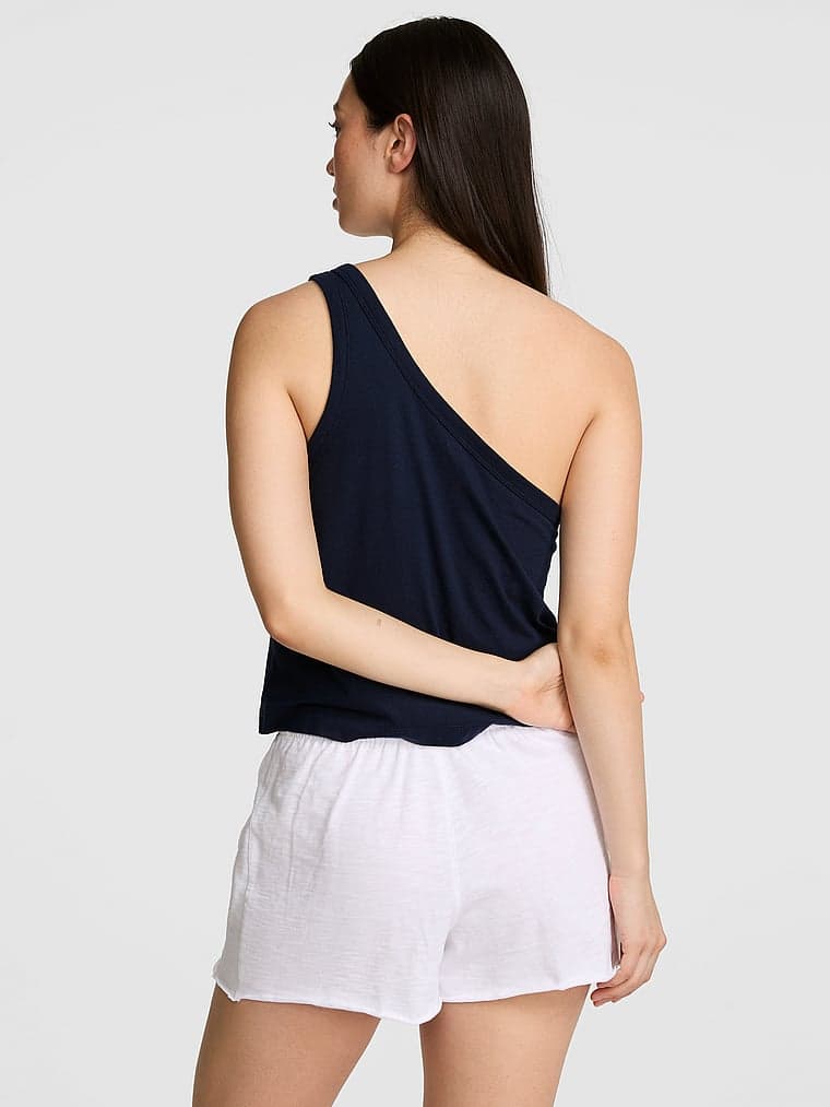Женская одежда PINK Dream Jersey One-Shoulder Tank Top — фото 2