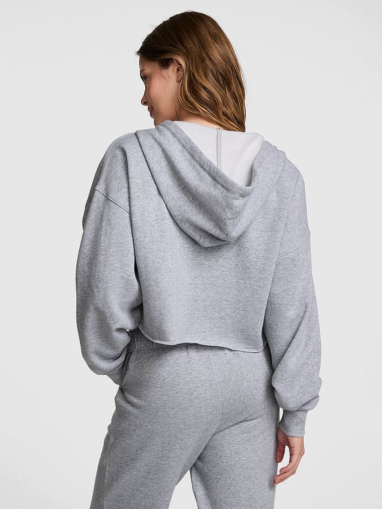 Женские худи PINK Campus Fleece™ Cropped Half-Zip — фото 2