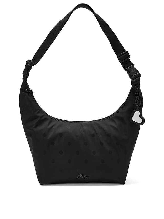 Женские сумки PINK Satin Nylon Hobo