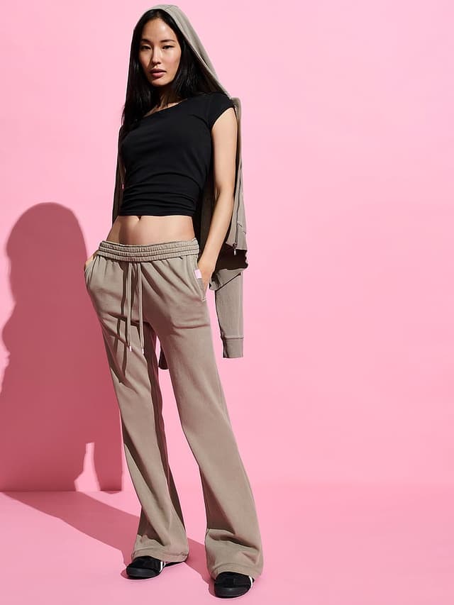 Женские расклешённые спортивные брюки Victoria's Secret Off-Duty Terry