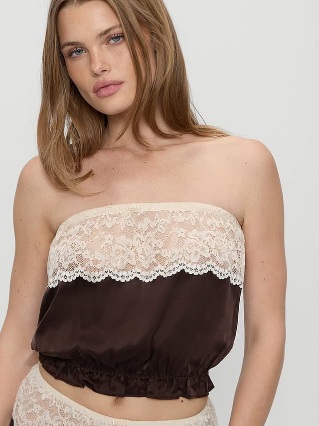 Женская шёлковая блуза Victoria's Secret Rosie без рукавов