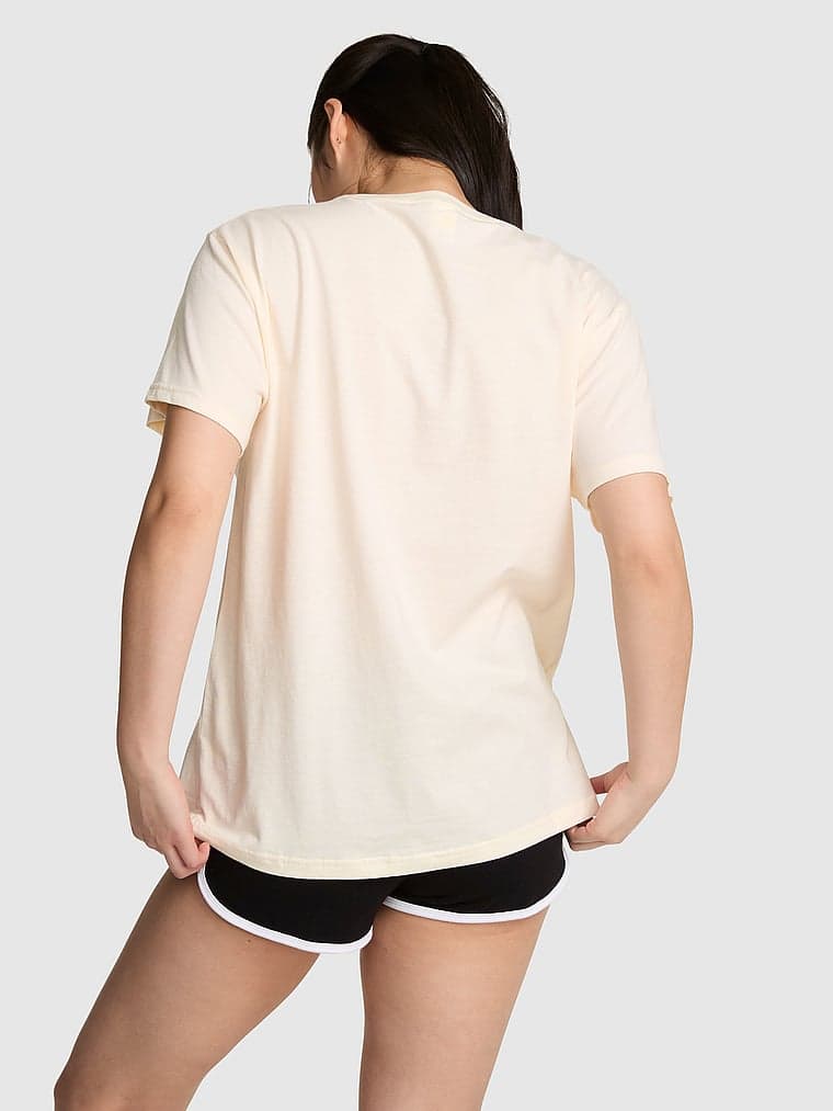 Женские футболки PINK Campus Cotton™ Tee — фото 2
