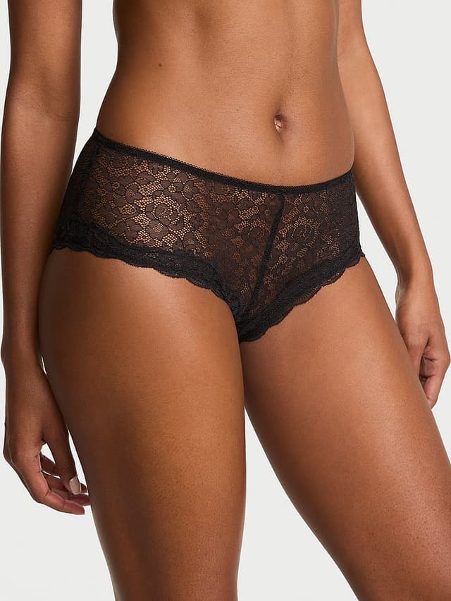 Трусы-шортики Contrast-Trim, кружево — Victoria's Secret