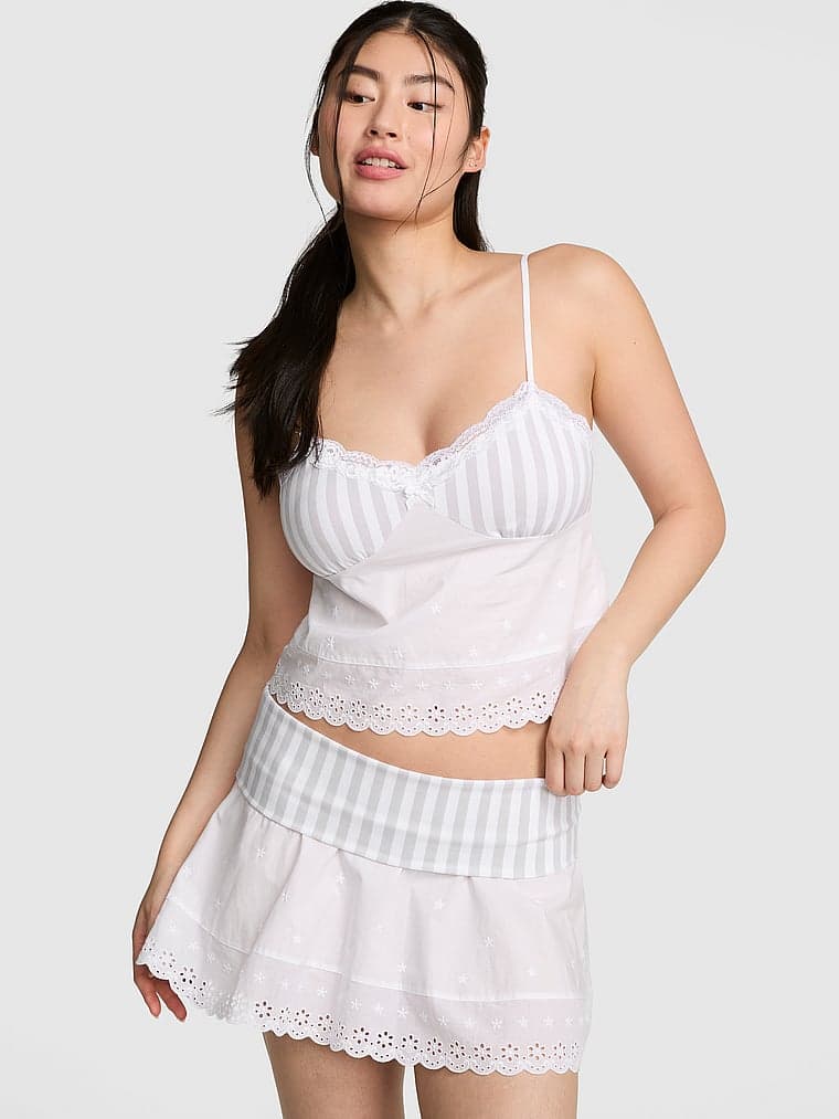 Женские юбки PINK Amelia Knit and Poplin Skirt — фото 2