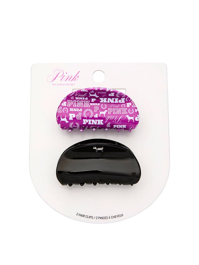 Женские сумки PINK 2-Pack Rounded Hair Claw Clip Set